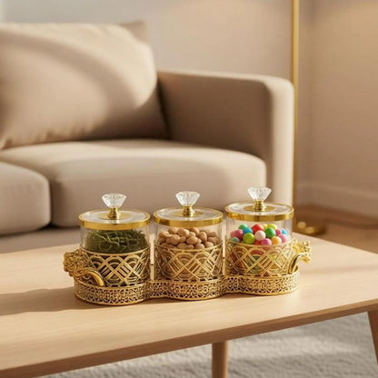 Airtight Cereal Container Set, Rectangular Plastic Food Storage Jars with Lids for Pantry Organization - product view 2
