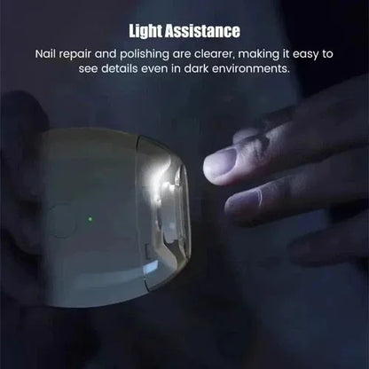 Rechargeable Pet Nail Grinder, LED Light, Low-Noise Automatic Nail Trimmer, Plastic Cordless Claw Cutter for Dogs and Cats - product view 3