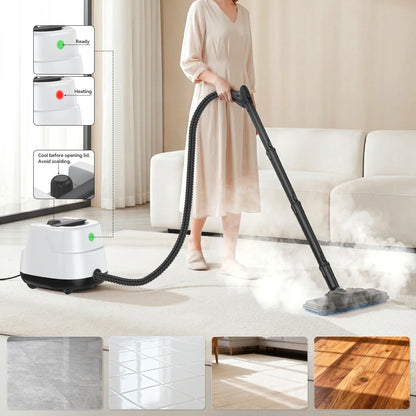 Multi-Surface Steam Cleaner with 16-Piece Accessory Kit for Kitchen, Bathroom, Floors, Upholstery and Car Interiors - product view 5