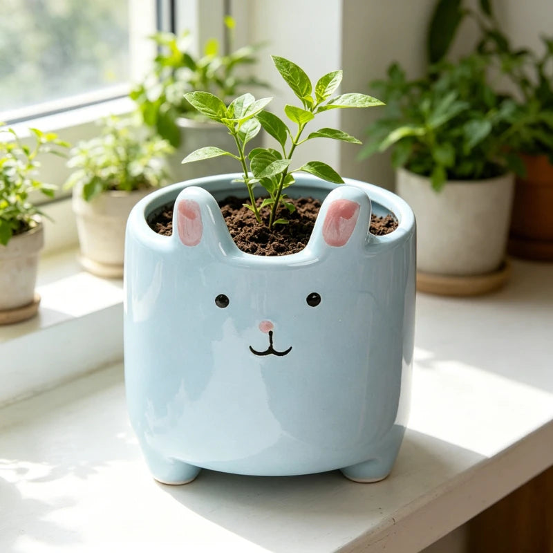 ceramic planter - product view 4