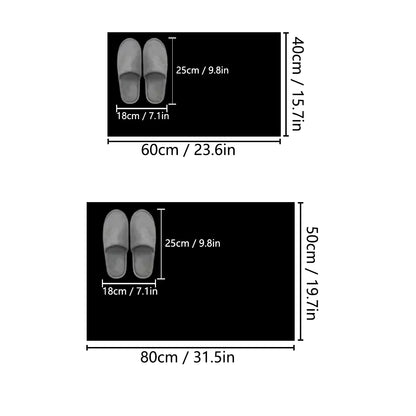 Rubber Doormat, Anti-Slip Absorbent Modern Entrance Mat for Bathroom and Floor, 40 x 60 cm or 50 x 80 cm - product view 5