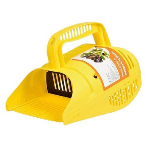 Blueberry Harvest Basket, Lightweight PP Berry Picker with Gentle Comb, Anti-Spill Baffle and Ventilated Design, Yellow, 14 x 22 x 17 cm - product view 1