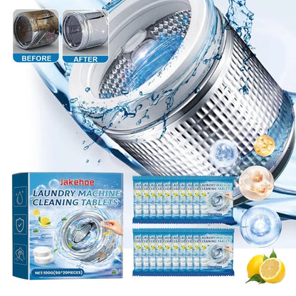 Washing Machine Cleaner Tablets, Effervescent Deep-Clean Formula for Odors, Dirt and Residue, Suitable for Top- and Front-Load Models - product view 5