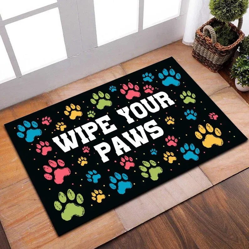Printed Polyester Doormat, Wrinkle-Resistant Machine-Made Floor Mat in Four Designs, Multiple Sizes for Outdoor Entryways - product view 2