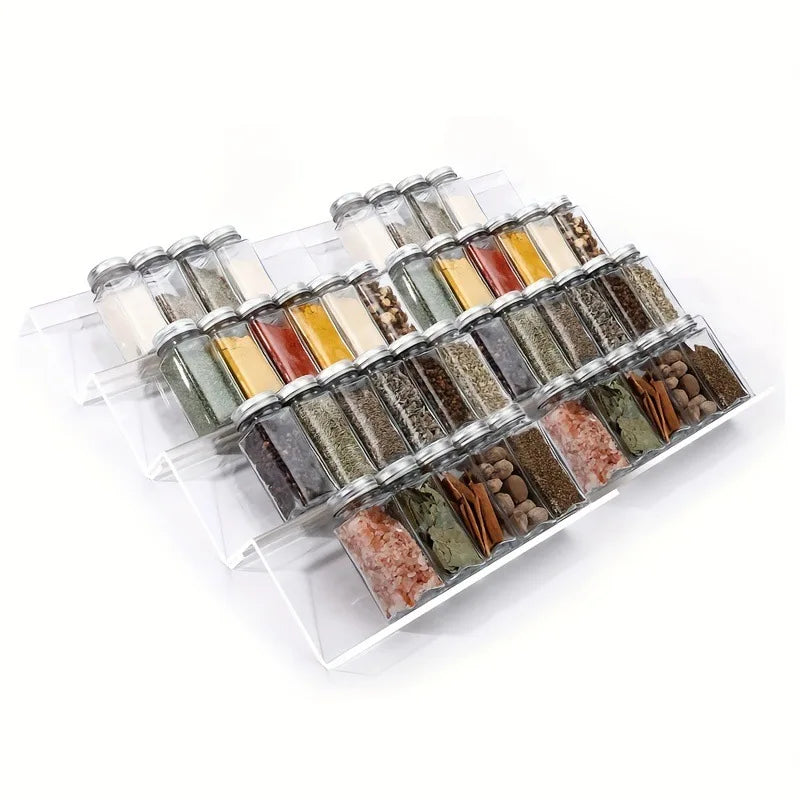 Plastic Spice Organizer for Kitchen Cabinets and Countertops, Available in 1-, 2-, 4- and 8-Piece Sets - product view 5