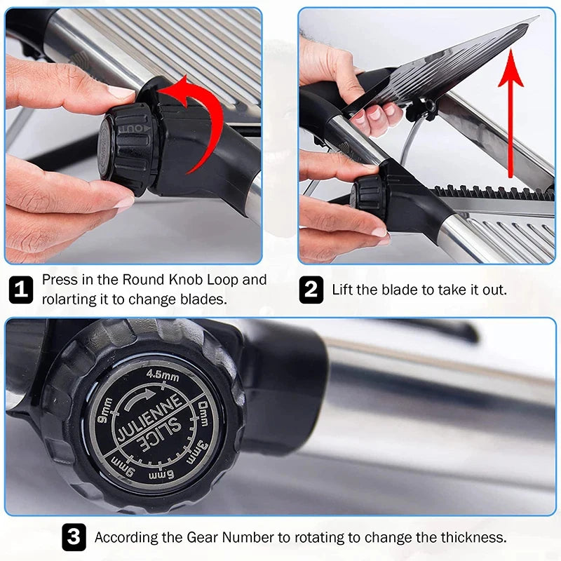 adjustable mandoline slicer - product view 6