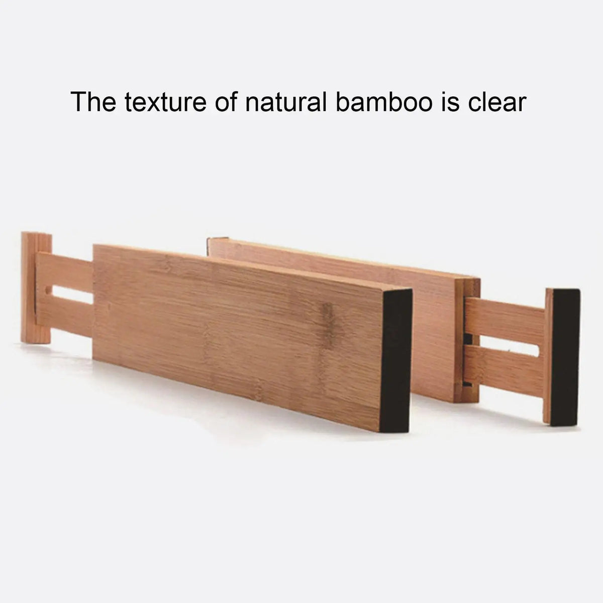 Plastic Drawer Divider Organizer, 43cm or 56cm Options, Storage Partition for Kitchen, Closet, Bathroom and Office Drawers - product view 1