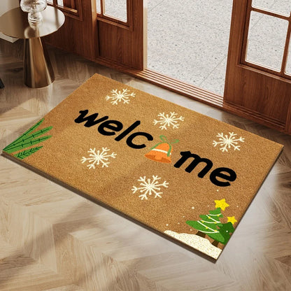 Printed Polyester Doormat, Wrinkle-Resistant Machine-Made Floor Mat in Four Designs, Multiple Sizes for Indoor or Outdoor Use - product view 3