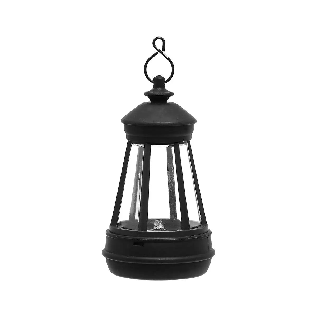 Solar Fence Lights, Warm White Waterproof LED Lanterns, 300 mAh Battery, Light Sensor and Switch for Garden Décor - product view 1