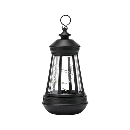 Solar Fence Lights, Warm White Waterproof LED Lanterns, 300 mAh Battery, Light Sensor and Switch for Garden Décor - product view 2