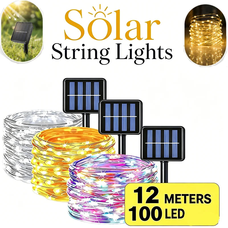 solar string lights - product view 4