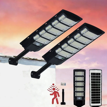 Solar Motion Lights, 2-Pack, 540 LED, 220° Wide-Angle Lighting, Remote Control and Dimmable Outdoor Wall-Mount Design - product view 1