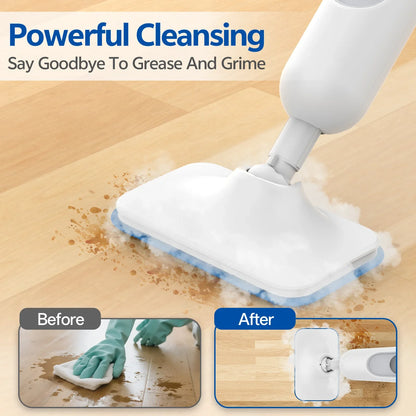 F2 6-in-1 Steam Mop, High-Temperature Floor Cleaner with Dual Steam Modes, Detachable Handle and US Plug - product view 5