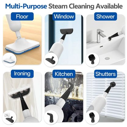 F2 6-in-1 Steam Mop, High-Temperature Floor Cleaner with Dual Steam Modes, Detachable Handle and US Plug - product view 6