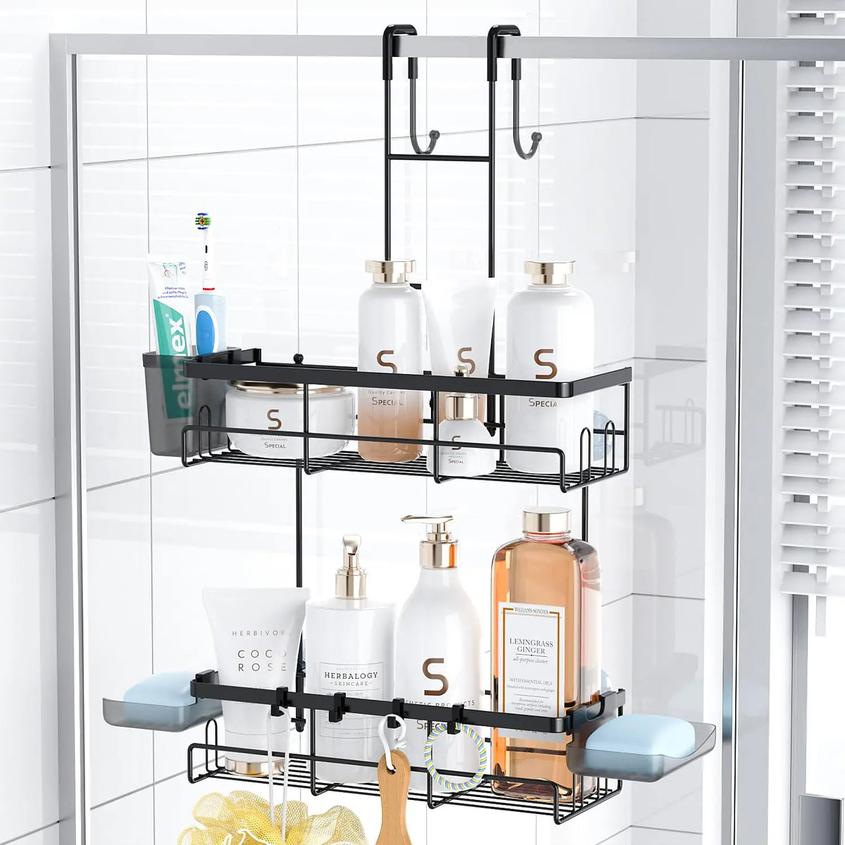 adhesive shower caddy - product view 3