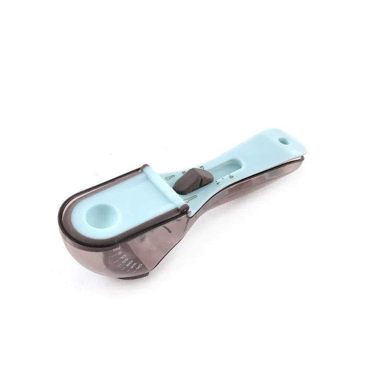Adjustable Measuring Spoon, Digital-Scale Style Kitchen Tool with Milliliter and Teaspoon Marks, Magnetic Base for Baking and Pet Food - product view 3