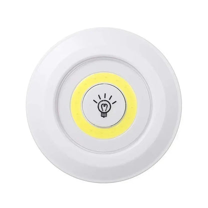 Wireless Touch Control Night Light, Round ABS LED Cabinet Lamp with AAA Battery Power and Remote Options - product view 3