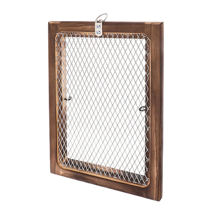 Plastic Wall-Mounted Air Plant Planter Frame, Space-Saving Vertical Display for Ferns, Succulents and Indoor Decor - product view 1