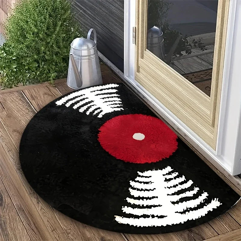 Printed Entryway Rug, Modern Machine-Made Anti-Slip Fade-Resistant Polyester Floor Mat, 40x60 to 60x90cm - product view 3