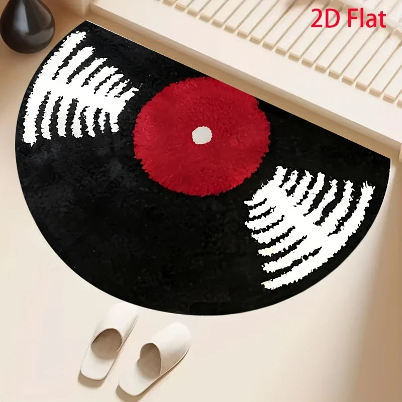 Printed Entryway Rug, Modern Machine-Made Anti-Slip Fade-Resistant Polyester Floor Mat, 40x60 to 60x90cm - product view 4