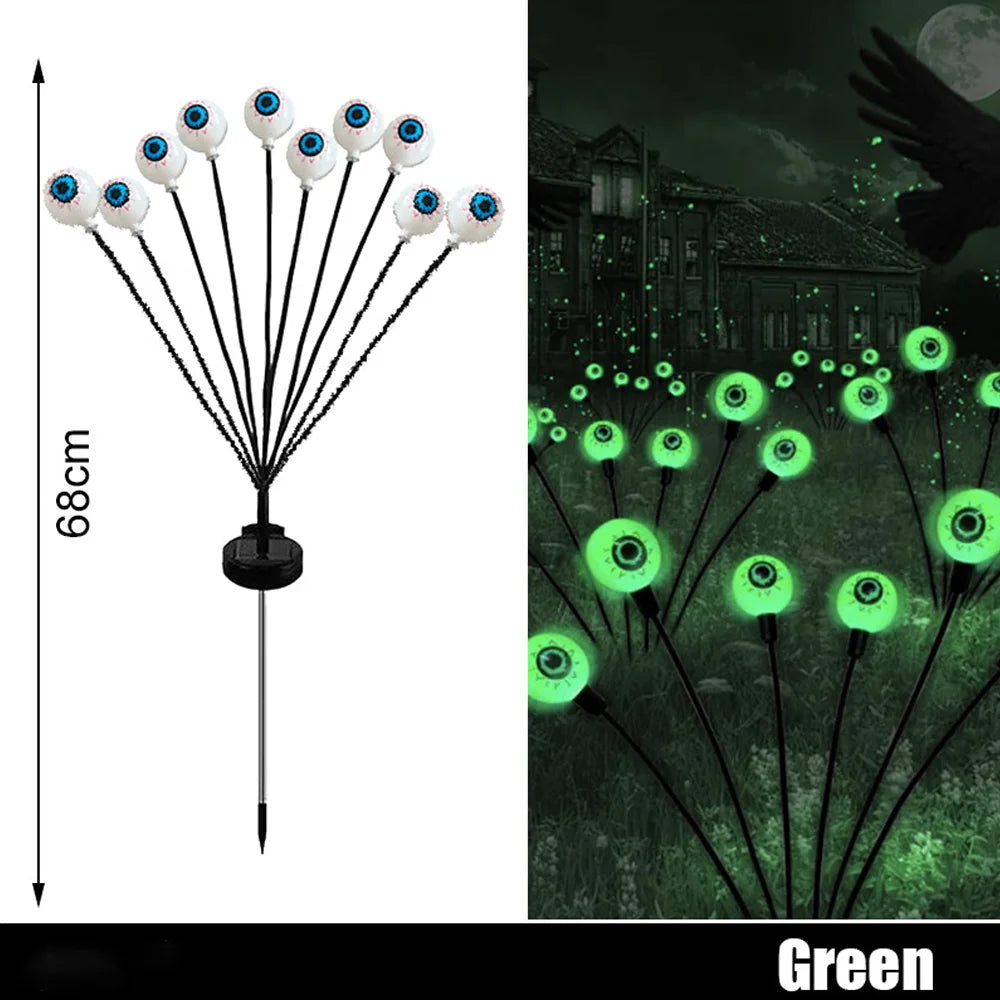 solar pathway lights - product view 1