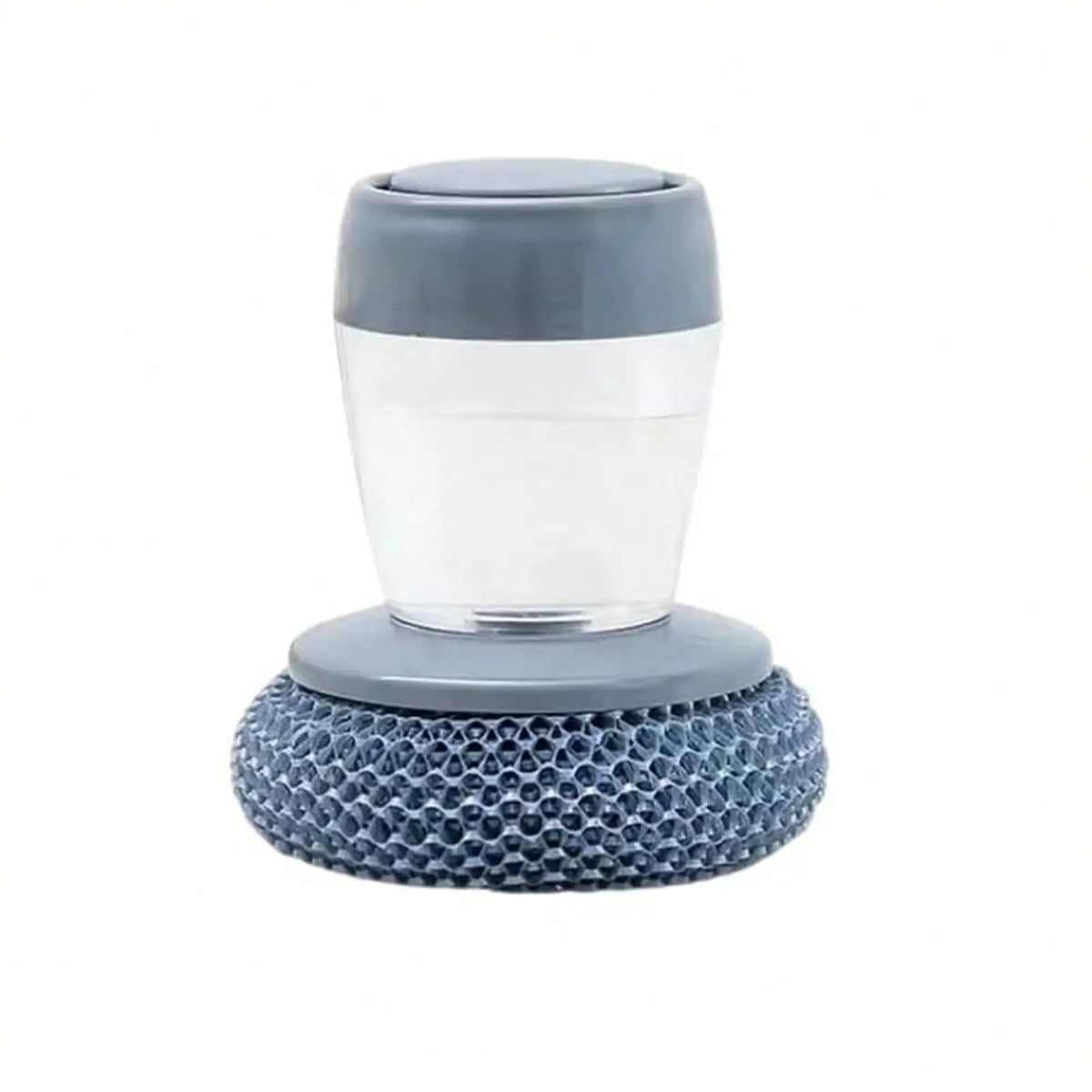 Self-Filling Soap Dispensing Dish Brush, Round Wire Scrubber with Replaceable Heads for Dishes, Pans, Sinks and Tiles - product view 3