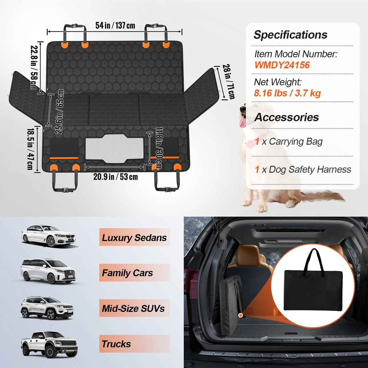 dog bed - product view 1