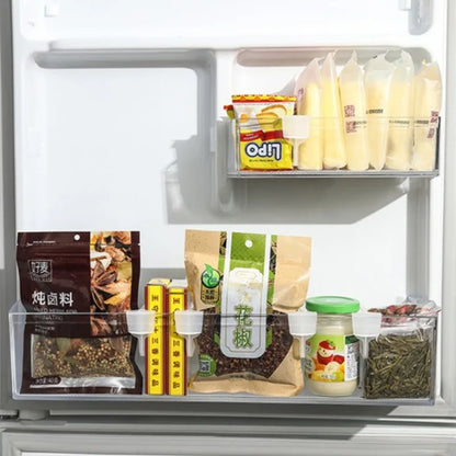 20-Piece Refrigerator Can Organizer Set, Retractable Plastic Partition Boards for Bottle and Shelf Storage - product view 4