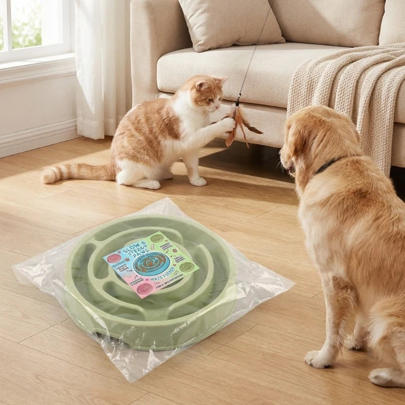 slow feeder dog bowl - product view 2