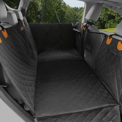 Waterproof Dog Car Hammock, Backseat Extender with Mesh Window, Side Flaps, Storage Pocket and Foldable 100kg Support - product view 4