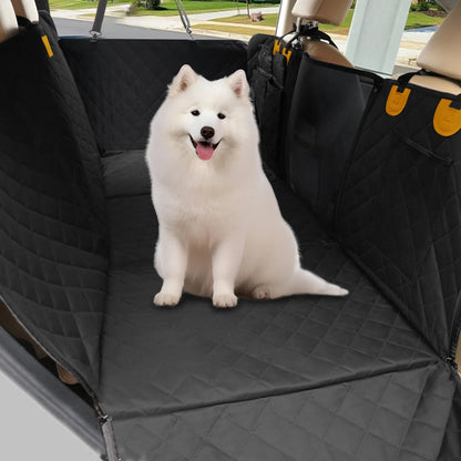 Waterproof Dog Car Hammock, Backseat Extender with Mesh Window, Side Flaps, Storage Pocket and Foldable 100kg Support - product view 5