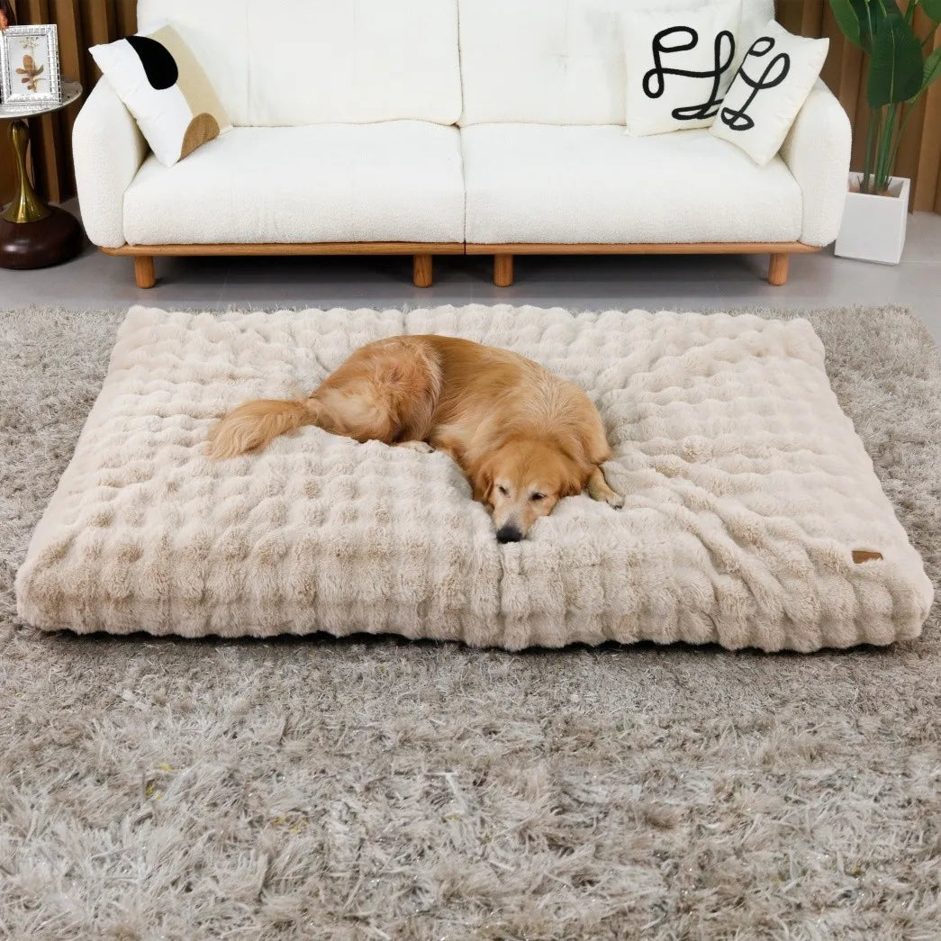 Ultra-Plush Pet Bed Mat, Waterproof Inner Layer, Removable Washable Cover, Anti-Slip Base, 6 Sizes for Dogs and Cats - product view 4