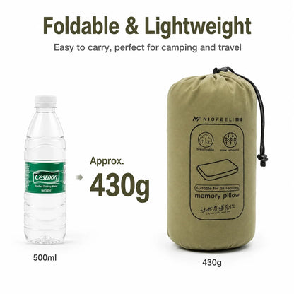 Slow-Rebound Memory Foam Travel Pillow, Portable U-Shaped Cervical Neck Support for Camping and Outdoor Trips - product view 5