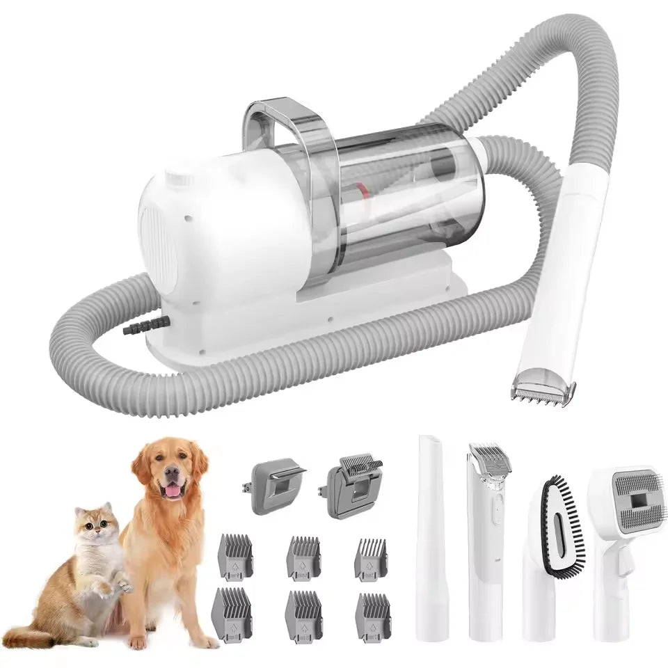 pet grooming vacuum kit - product view 1