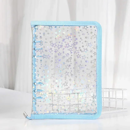 Loose-Leaf Photo Album Binder, 19 x 24.8 x 3 cm Shell, Transparent Double-Sided Pages for Photos, Postcards and Collectibles - product view 4