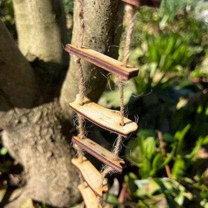 Fairy Bridge Decorative Ladder, 30 cm Polished Resin Miniature Accent for Fairy Gardens, Displays and Creative Décor - product view 5