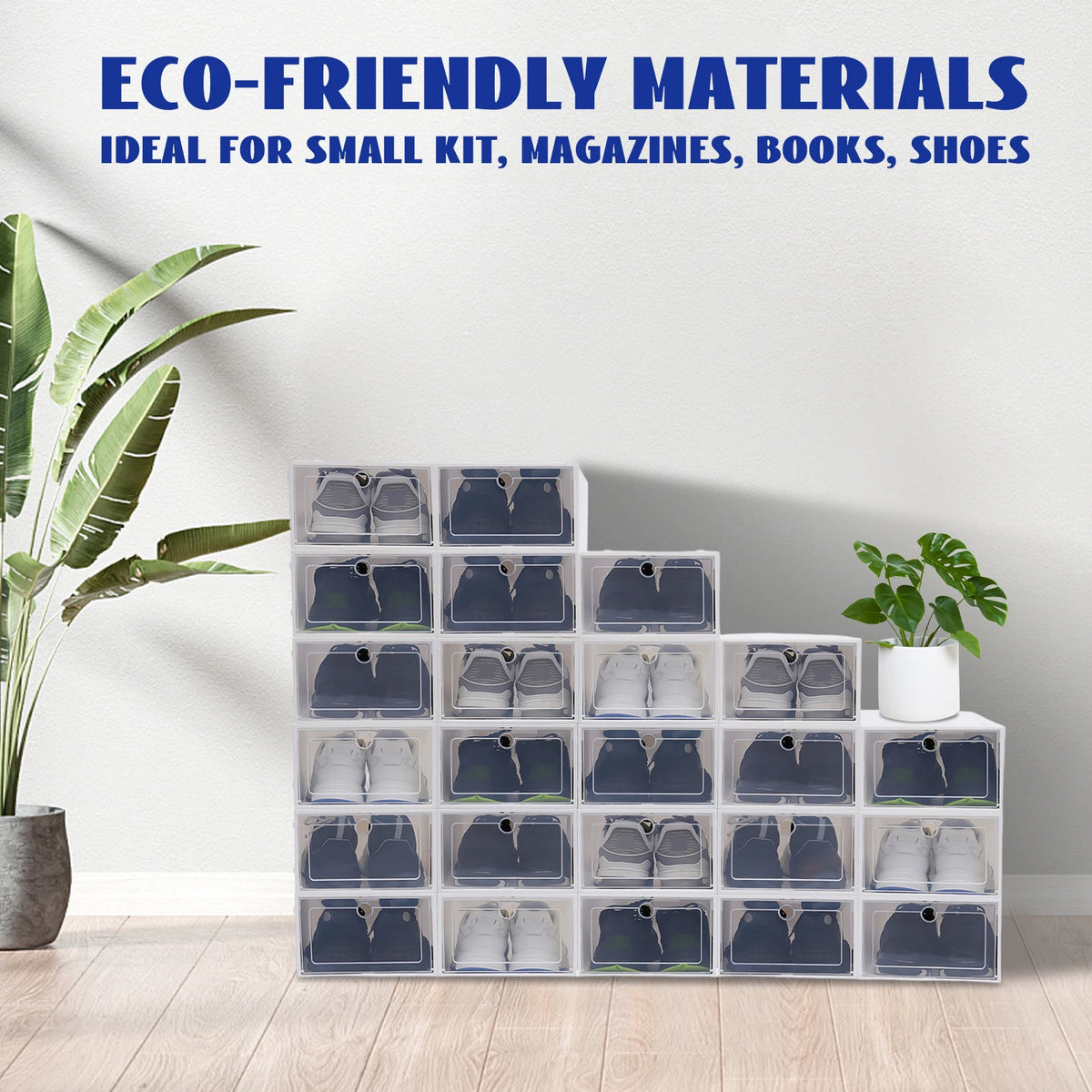 stackable shoe storage box - product view 5