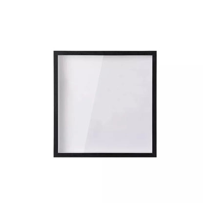 Travel Shadow Box Frame, Transparent Top-Loading Ticket Display, Square Wall-Mounted Memory Box in 3 Sizes - product view 1