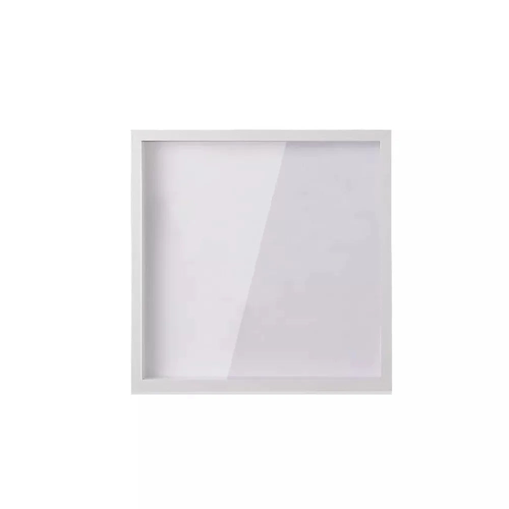 Travel Shadow Box Frame, Transparent Top-Loading Ticket Display, Square Wall-Mounted Memory Box in 3 Sizes - product view 2