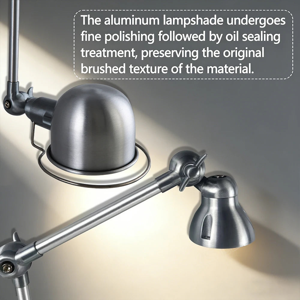 plug in swing arm sconce - product view 3