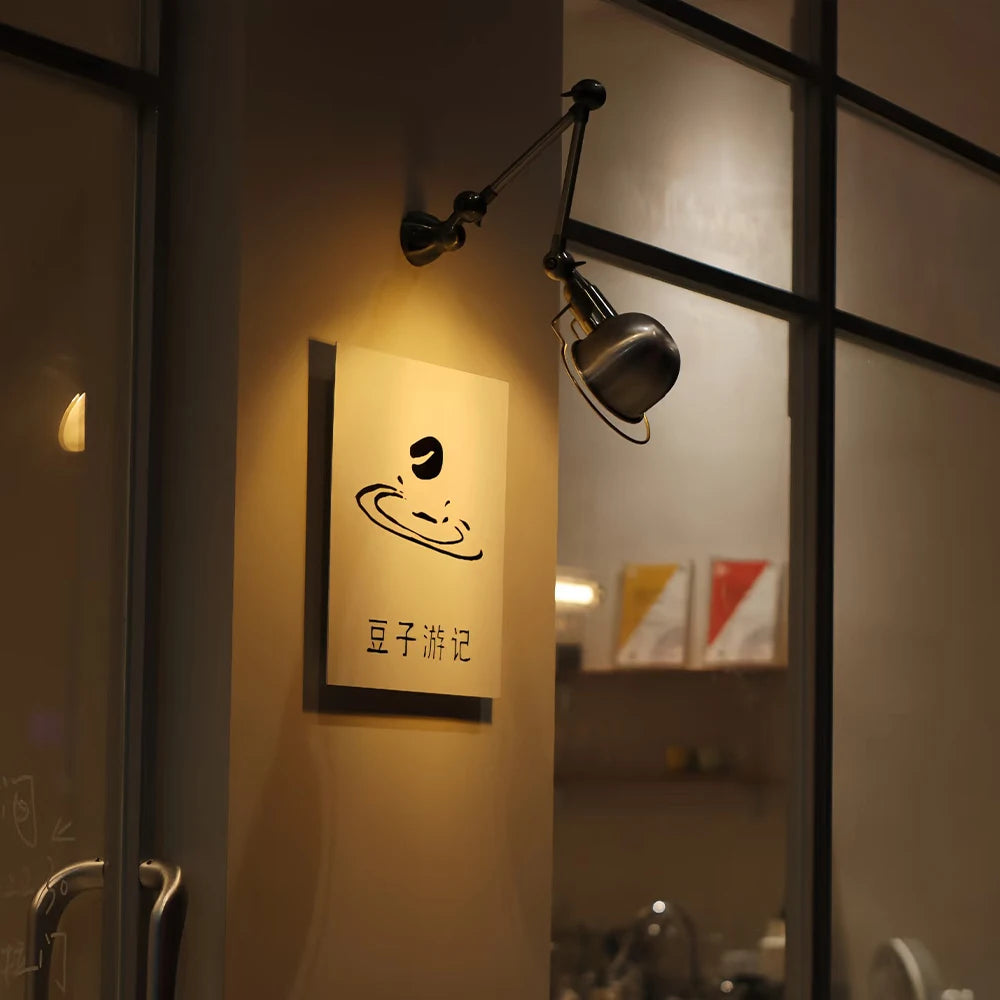 plug in swing arm sconce - product view 4