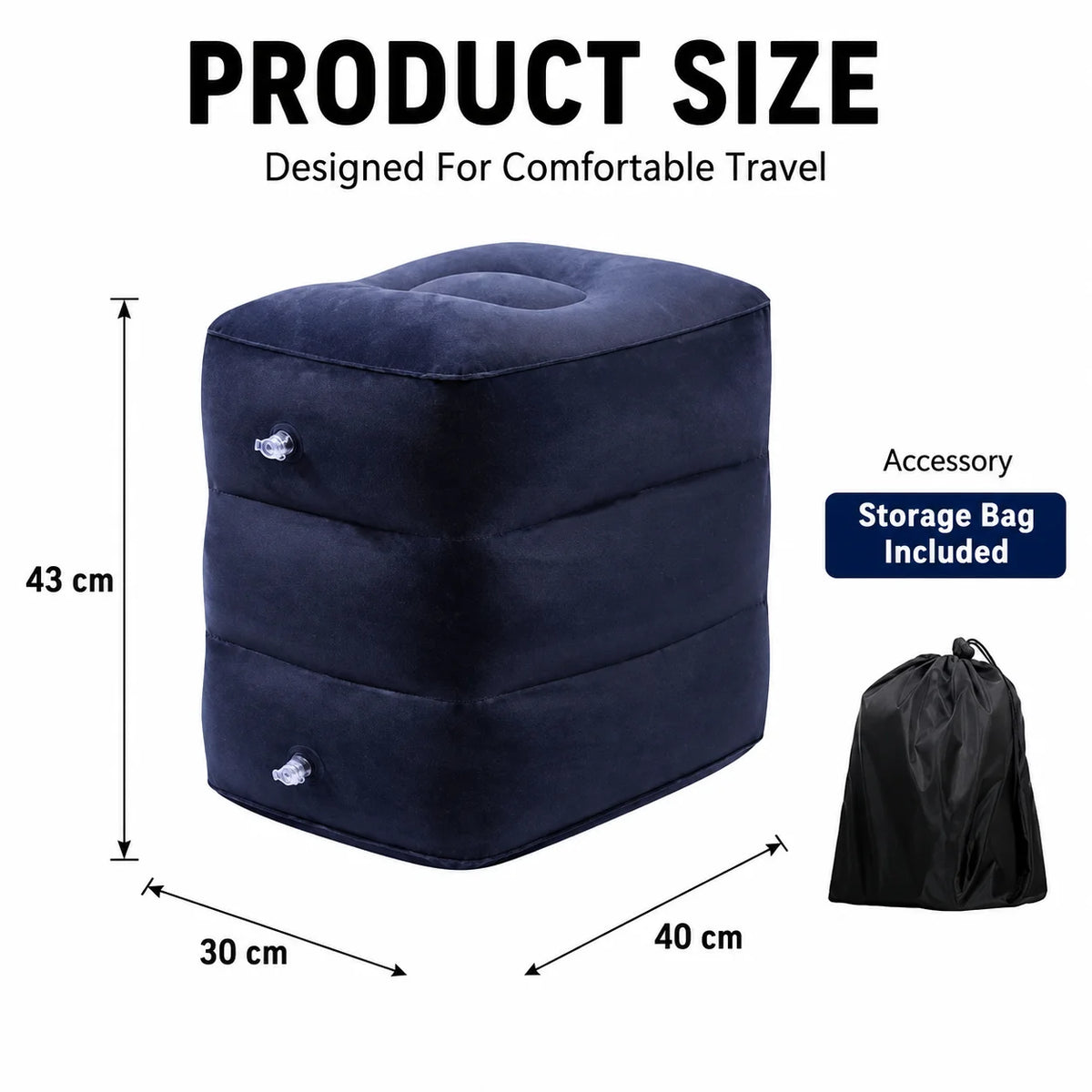 inflatable foot rest - product view 4