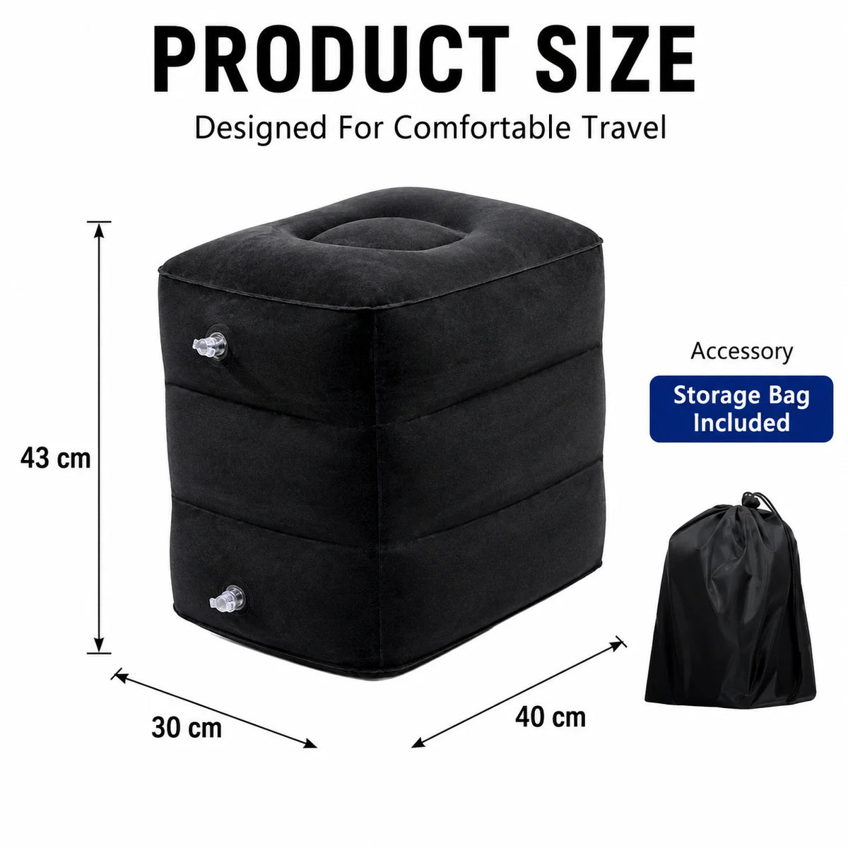inflatable foot rest - product view 5