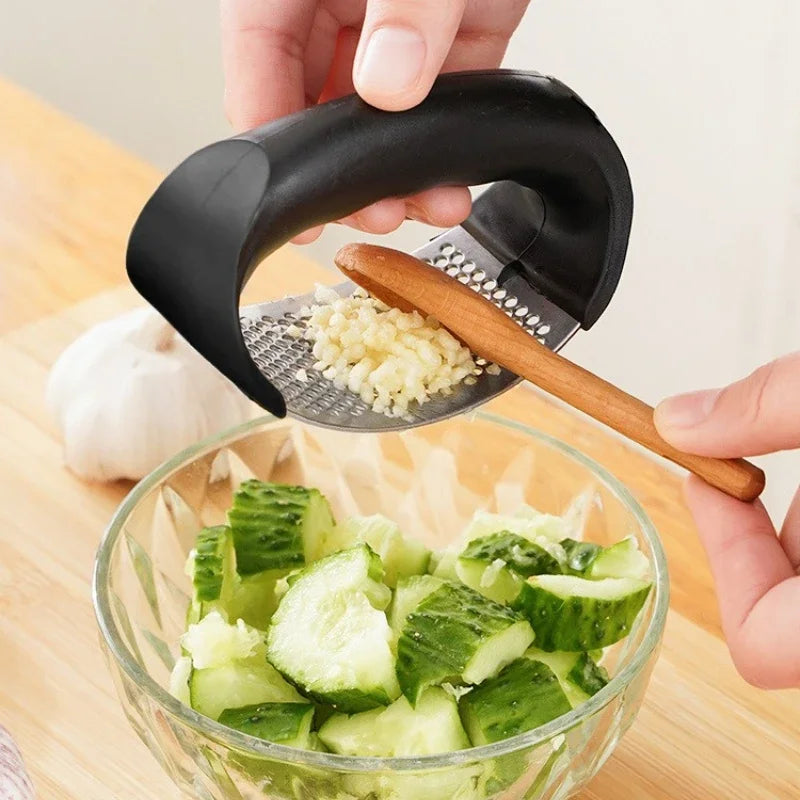 stainless garlic press - product view 5