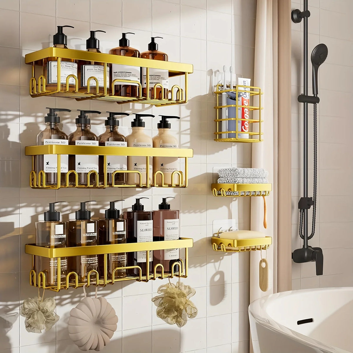 adhesive shower caddy - product view 1