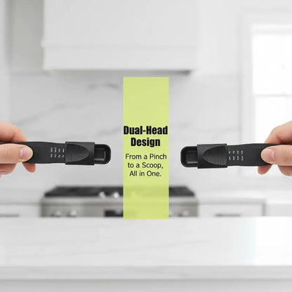 Adjustable Measuring Spoon, Double-Ended Food-Grade ABS Kitchen Measure with Engraved Scale for Baking, Cooking and Portion Control - product view 4