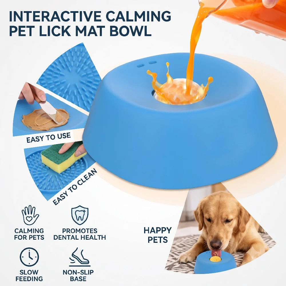 slow feeder dog bowl - product view 3