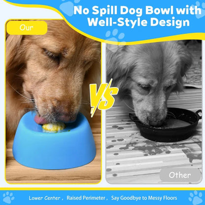 Plastic Slow Feeder Dog Bowl, Liquid Treat Lick Bowl with Rolling Ball, Anti-Slip Base for Bone Broth and Yogurt - product view 6