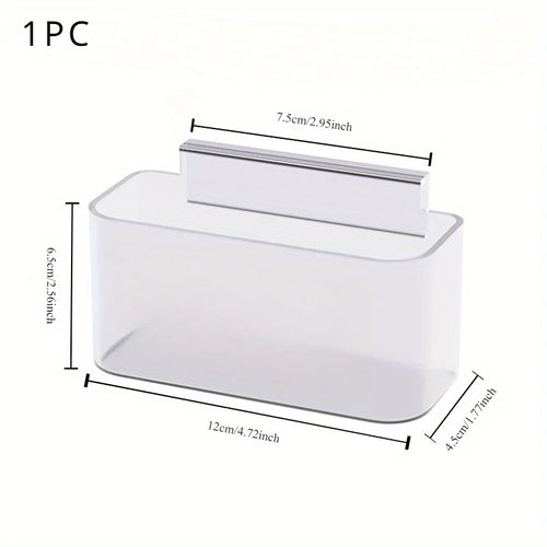 2-Piece Hanging Refrigerator Organizer, Reusable Plastic Cheese Slice Storage Containers for Kitchen and Bathroom Use - product view 1