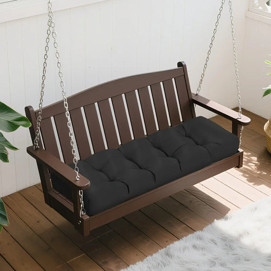 Waterproof Outdoor Bench Cushion, PP Cotton Filling, Rectangular Patio Seat Pad, 70–150cm Sizes for Garden, Porch and Swing - product view 1